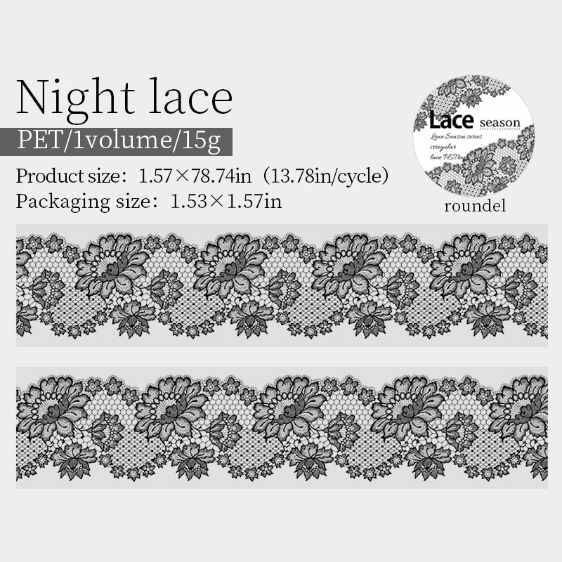 Lace Line PET Tape 4cm*2m Whole Roll