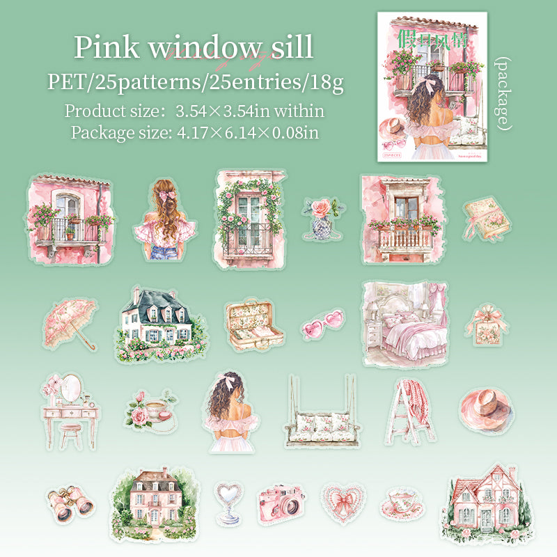 Holiday Style Sticker 25 pcs