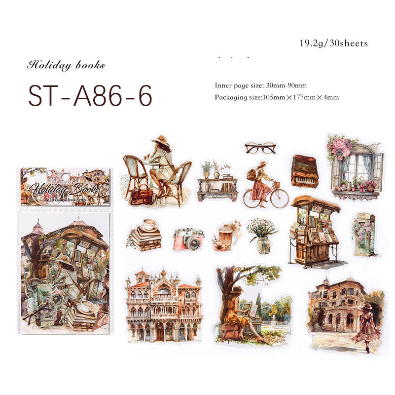Reading Daily Sticker 30 pcs