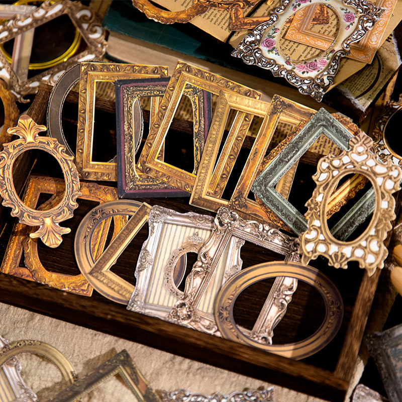 Vintage Frame Paper stickers 30PCS