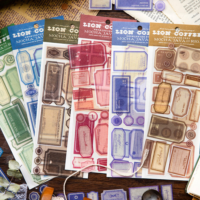 Label collection series stickers 2PCS