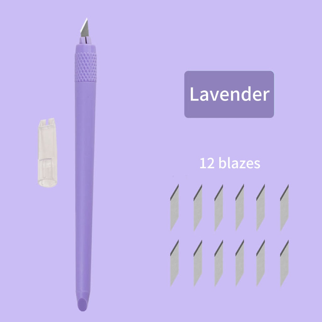 Candy Color Cutting Pen + Back up blades