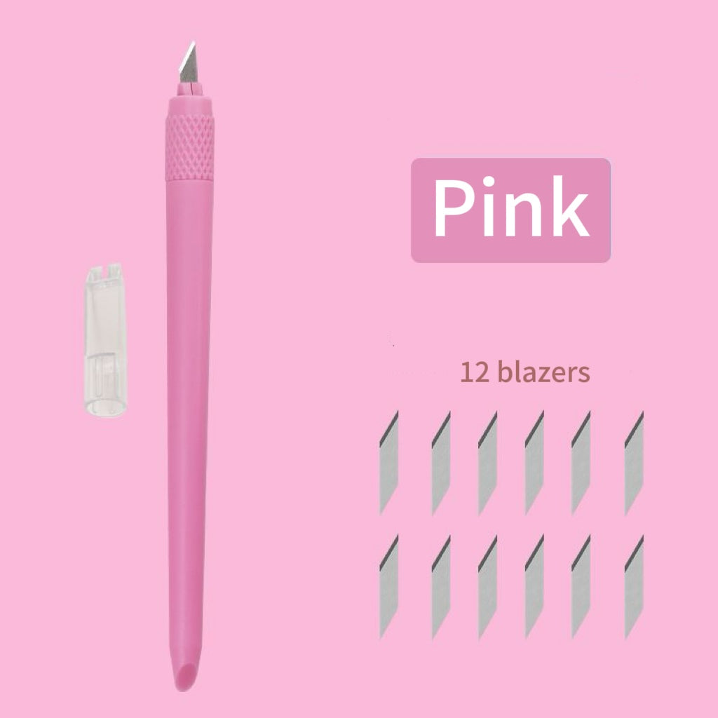 Candy Color Cutting Pen + Back up blades