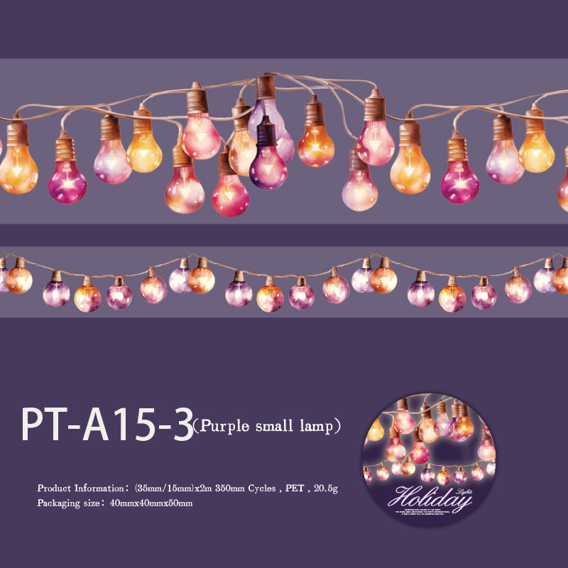Holiday Lights 2PCS PET Tape set 35mm*2m