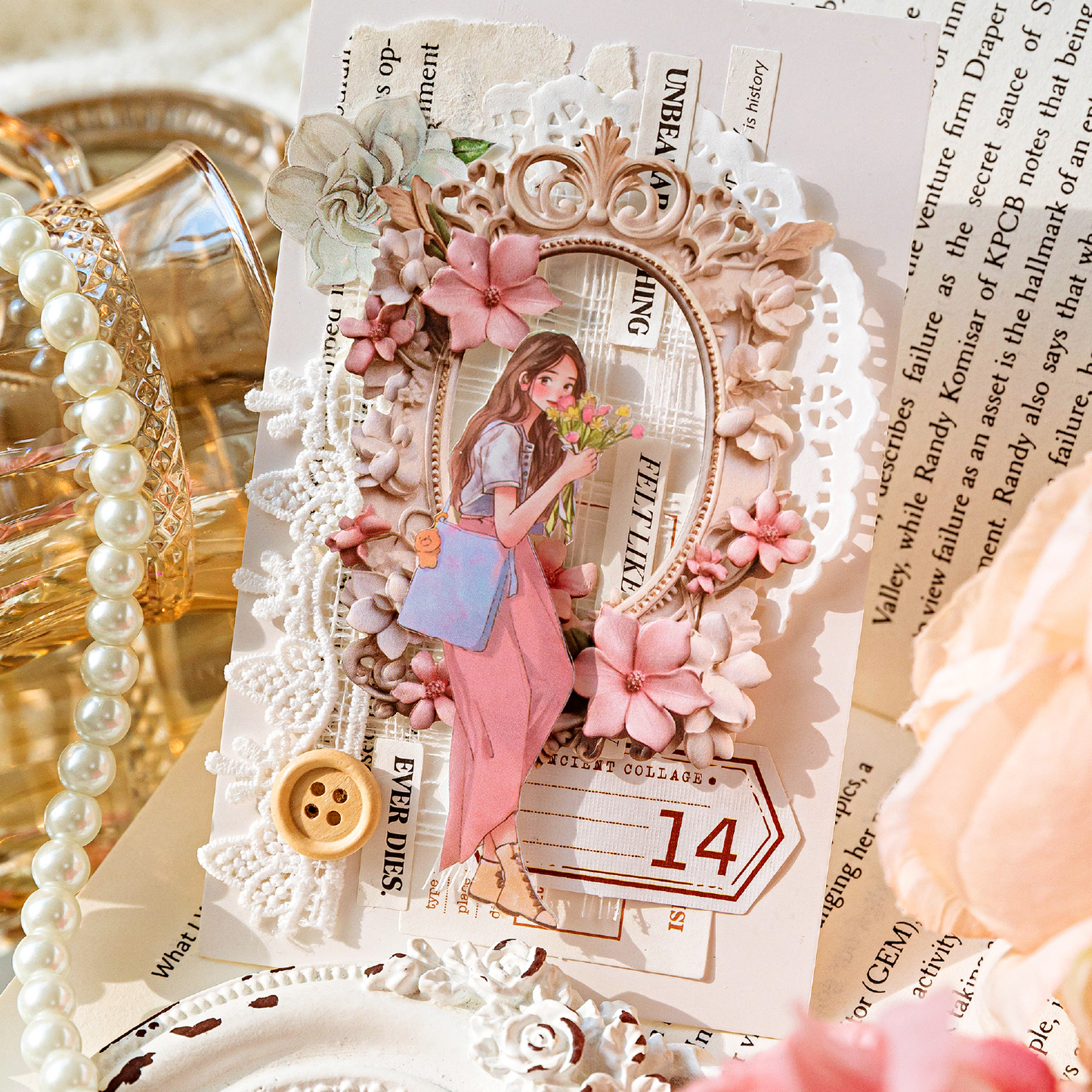 Flower Mirror Frame 10 PCS