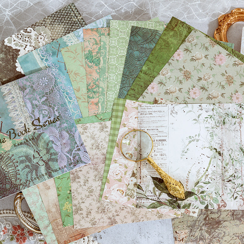 Time Book Stick-on Background Paper 20 PCS