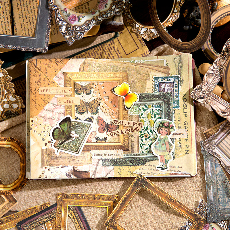 Vintage Frame Paper stickers 30PCS