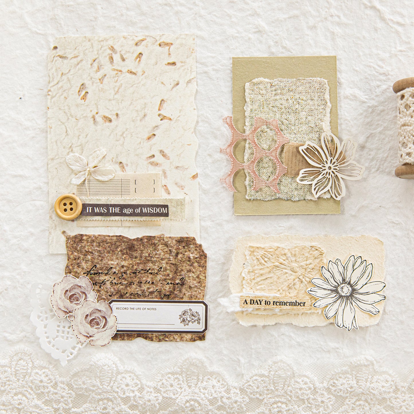 Vintage Coffee Background Special Paper 20 PCS