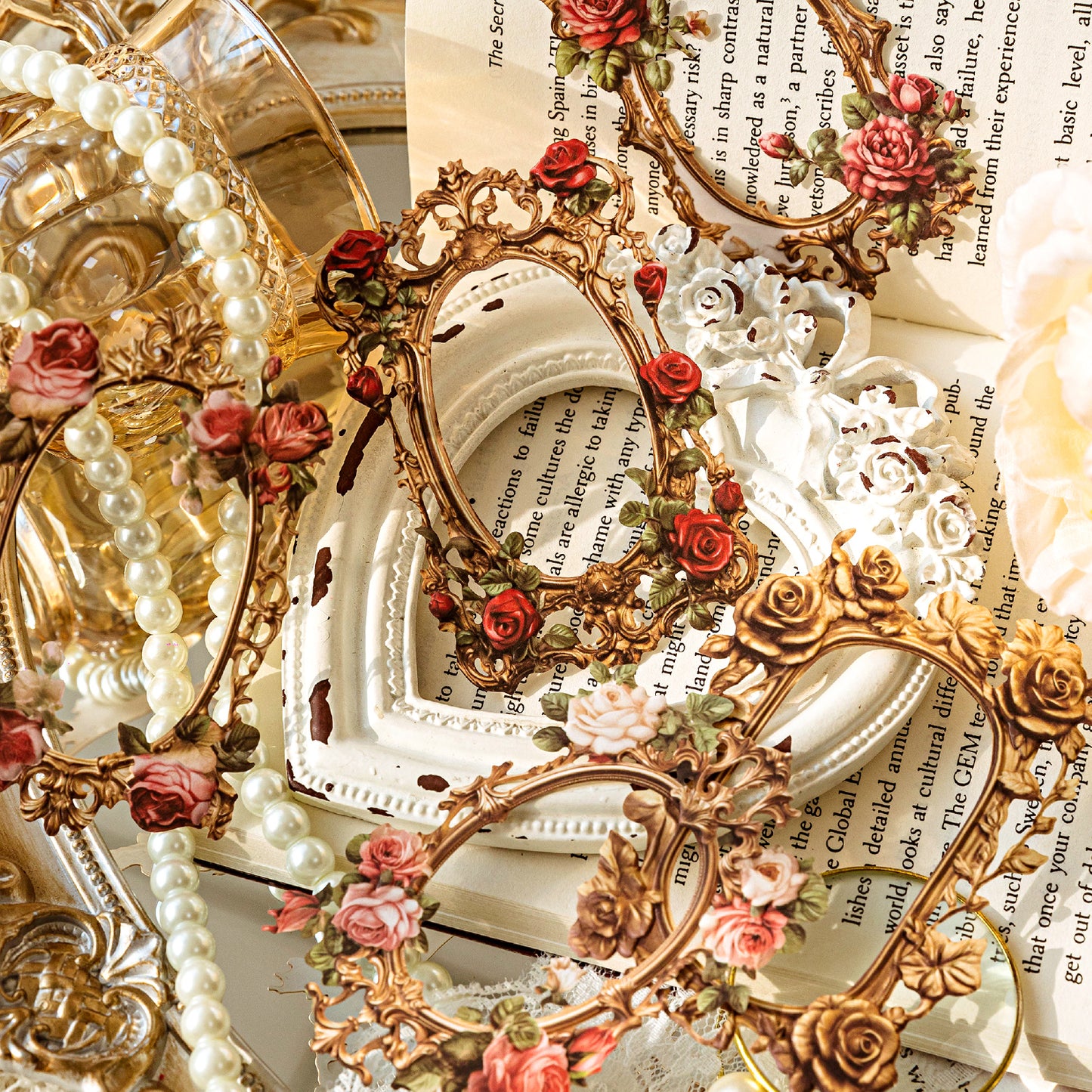 Flower Mirror Frame 10 PCS