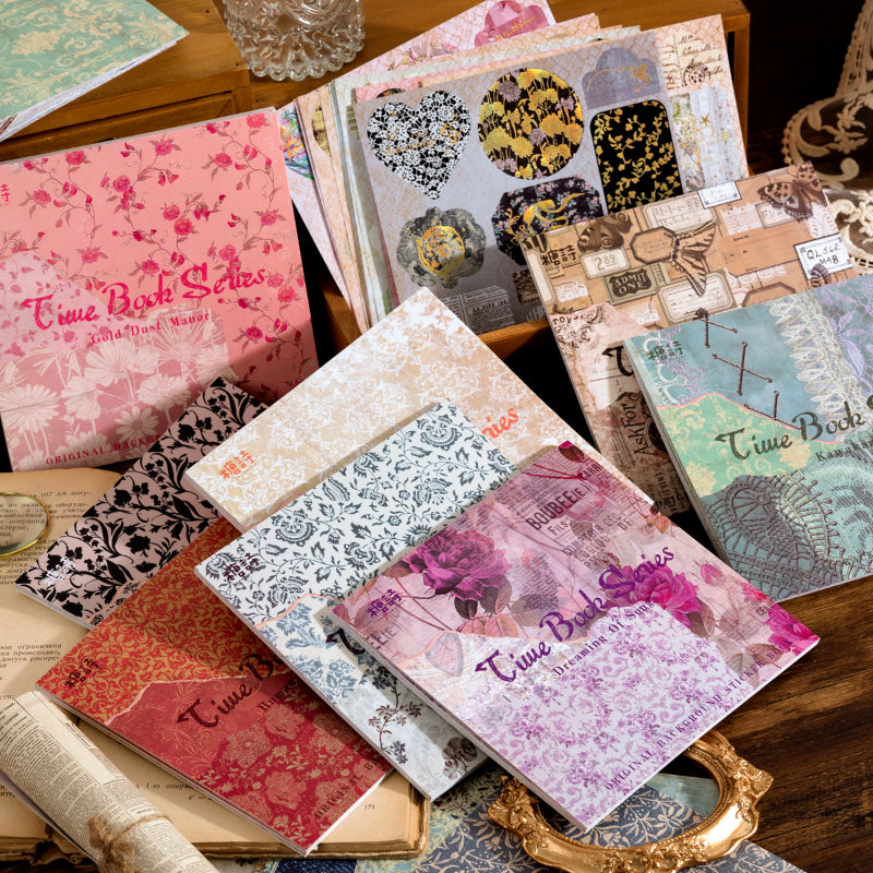 Time Book Stick-on Background Paper 20 PCS