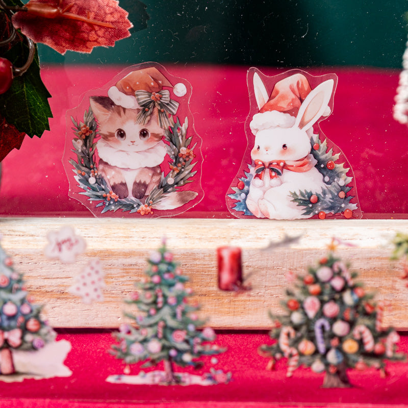 Whole Roll 5cm*2m Xmas I Pre-Cut PET tape