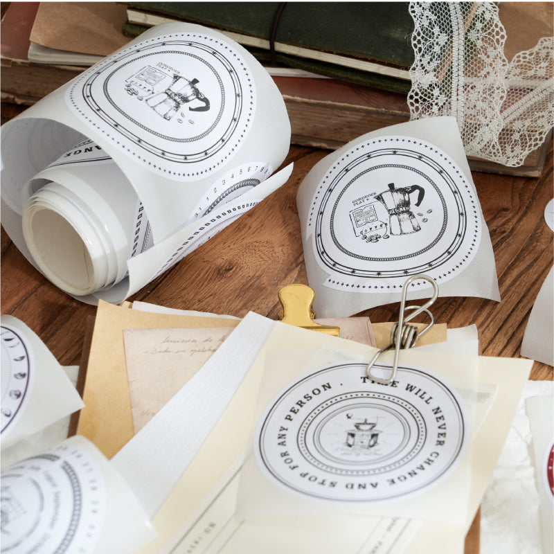 Whole Roll 8cm*2m Writing Paper Circle Tape