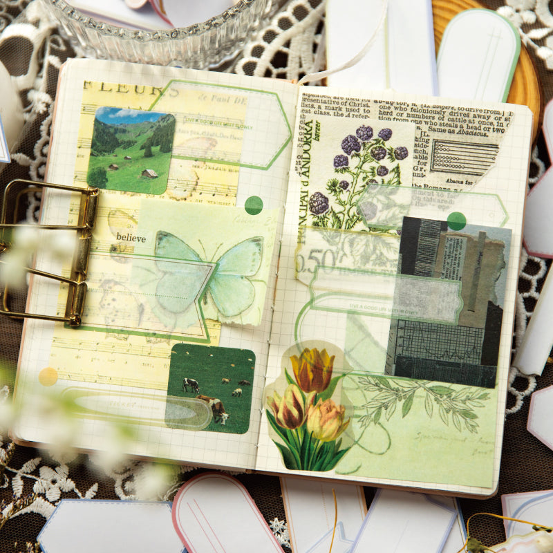 Time Editor Modern Lable Stickers 40 PCS