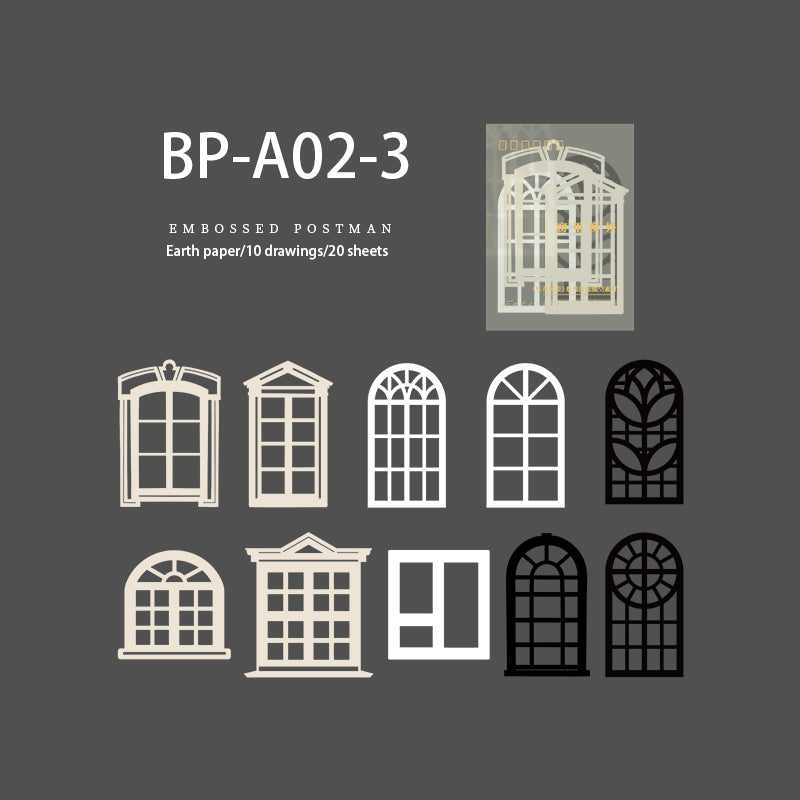 Lace & Frame Hollow Paper 20 PCS