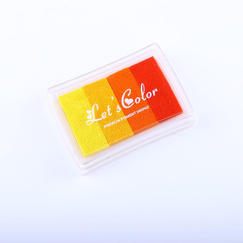 Gradient Colorful Water-Based Ink Pad Small