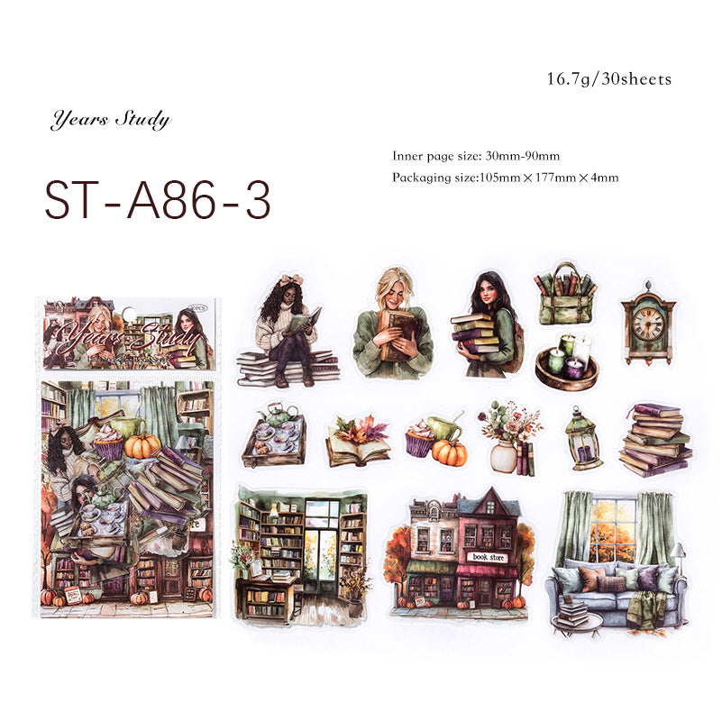 Reading Daily Sticker 30 pcs