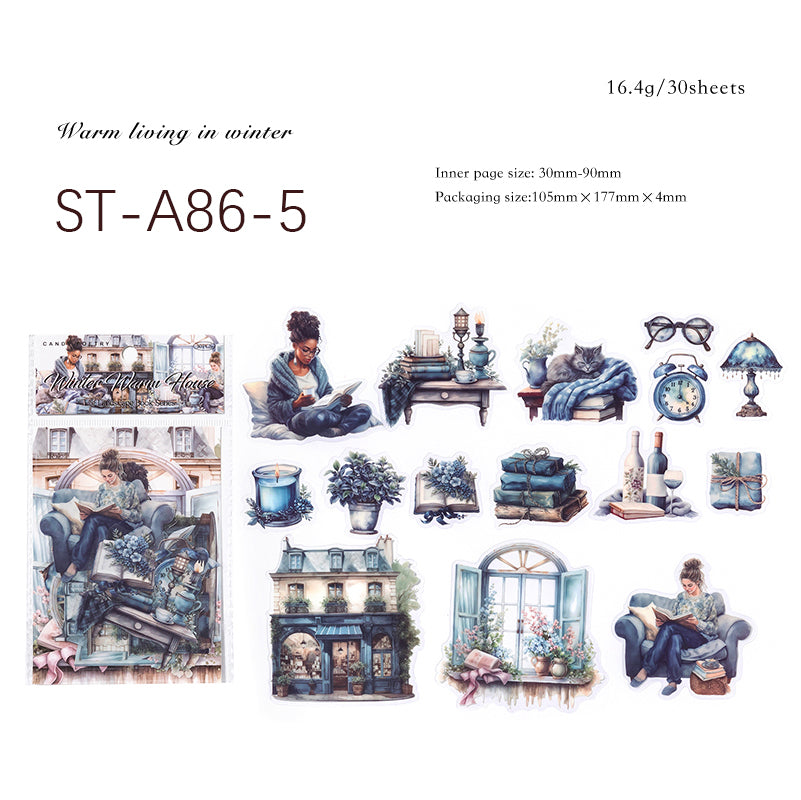 Reading Daily Sticker 30 pcs
