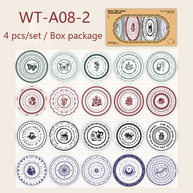 Whole Roll 8cm*2m Writing Paper Circle Tape