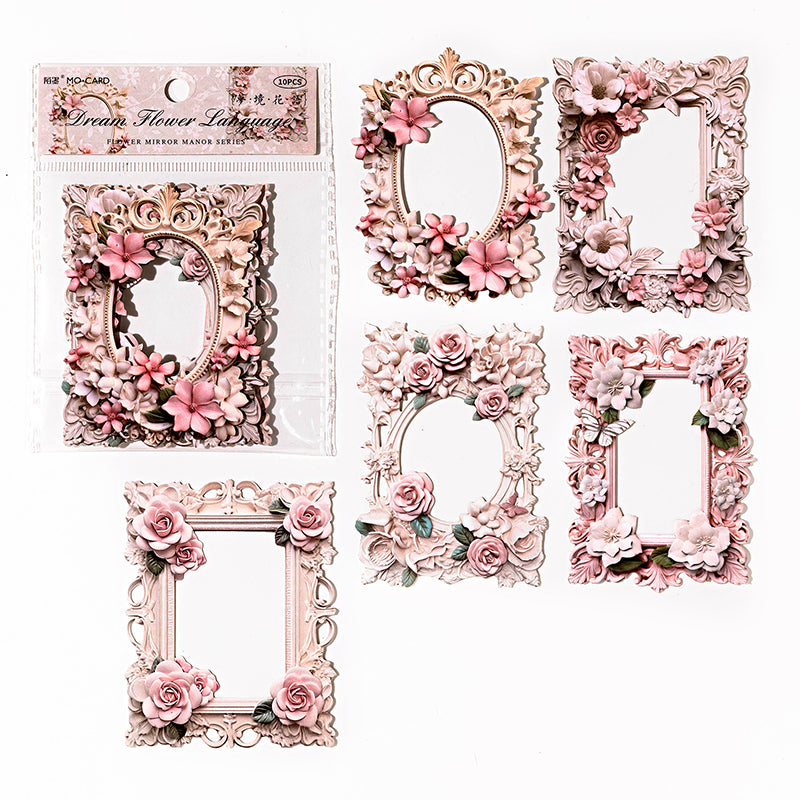 Flower Mirror Frame 10 PCS