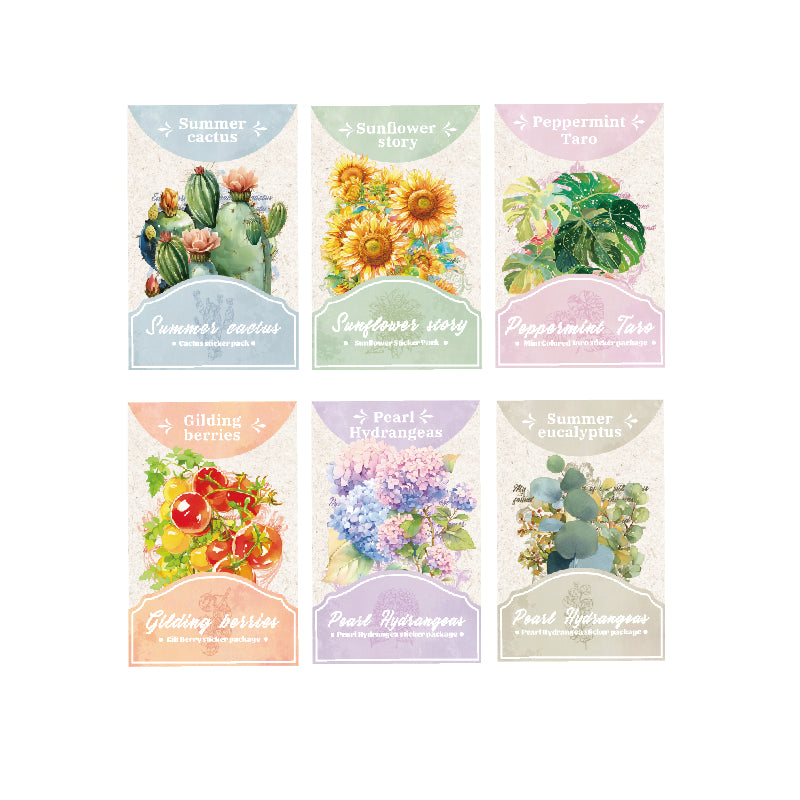 Summer Rainforest Big Stickers 30 pcs