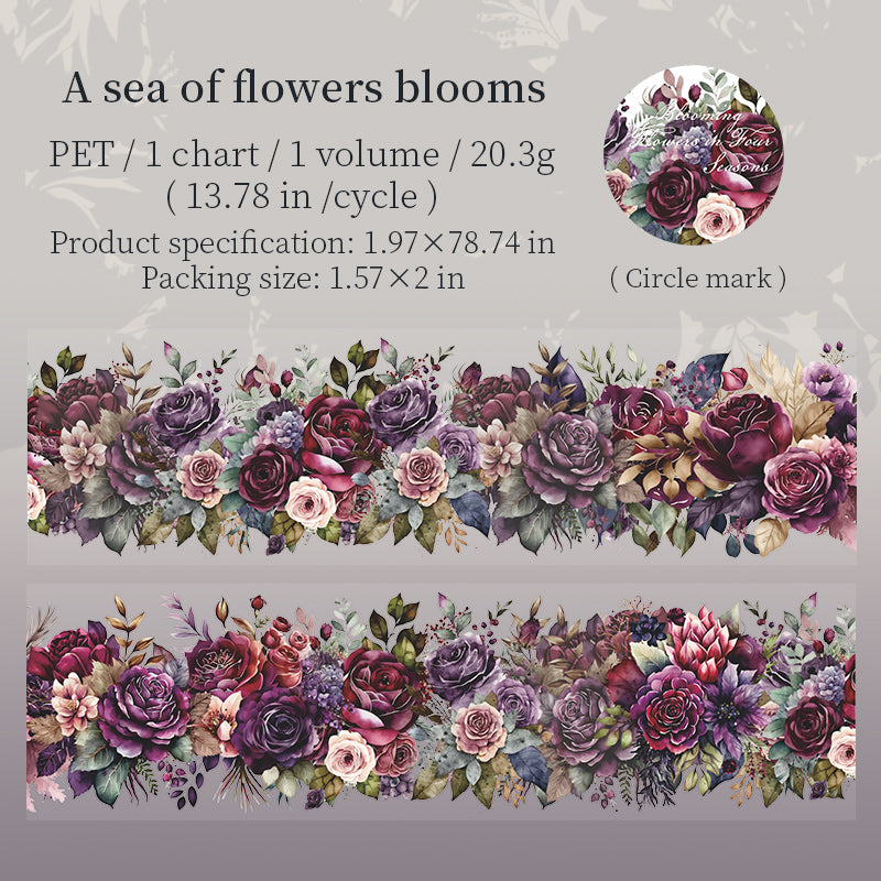 Flower Season PET Tape 5cm*2m