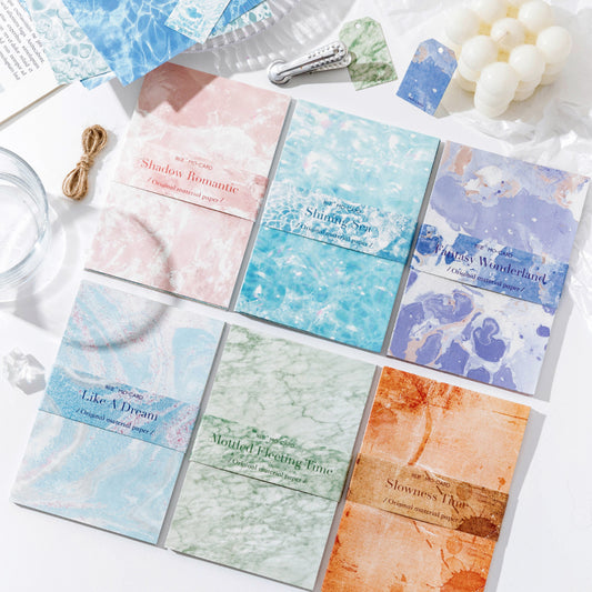 Microlight Marble Ripple Insta Note Paper 30 PCS