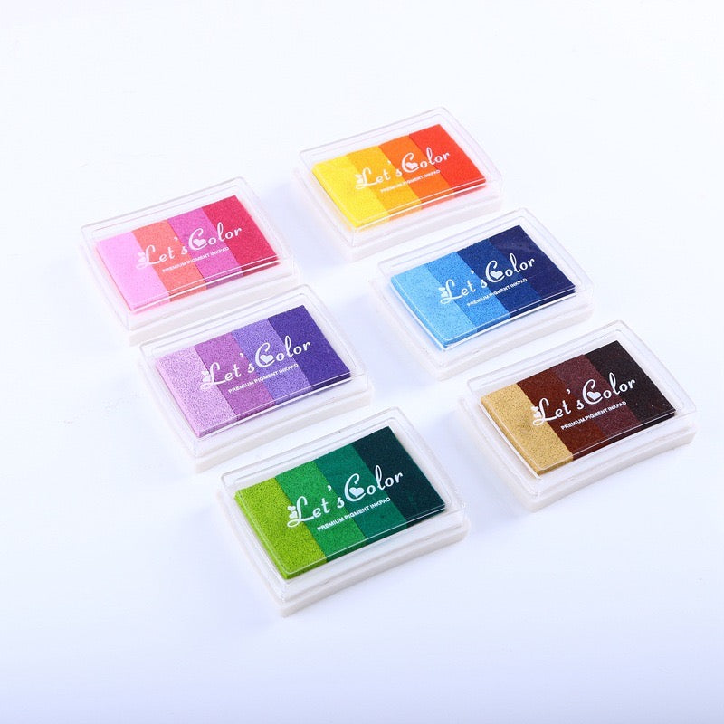 Gradient Colorful Water-Based Ink Pad Small