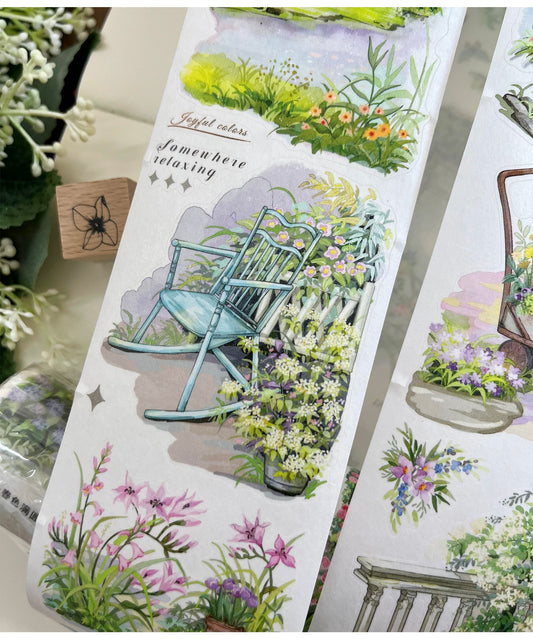 Cycle Tape※Full Spring PET /Washi Tape※Pre-Cut※