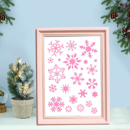 Reusable Snow Flake Stencil Set 9*9cm