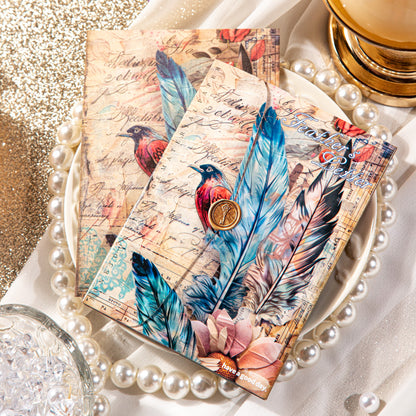 Retro Feather Letter Note Paper 3*10 pcs