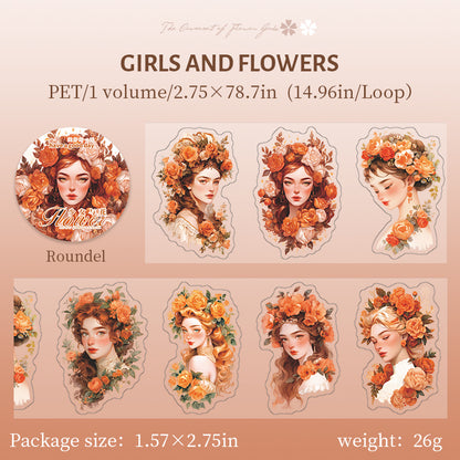 Flower Goddess PRE-CUT PET Tape 70mm*2m