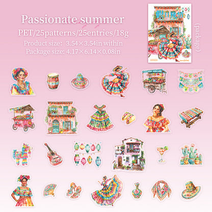 Holiday Style Sticker 25 pcs