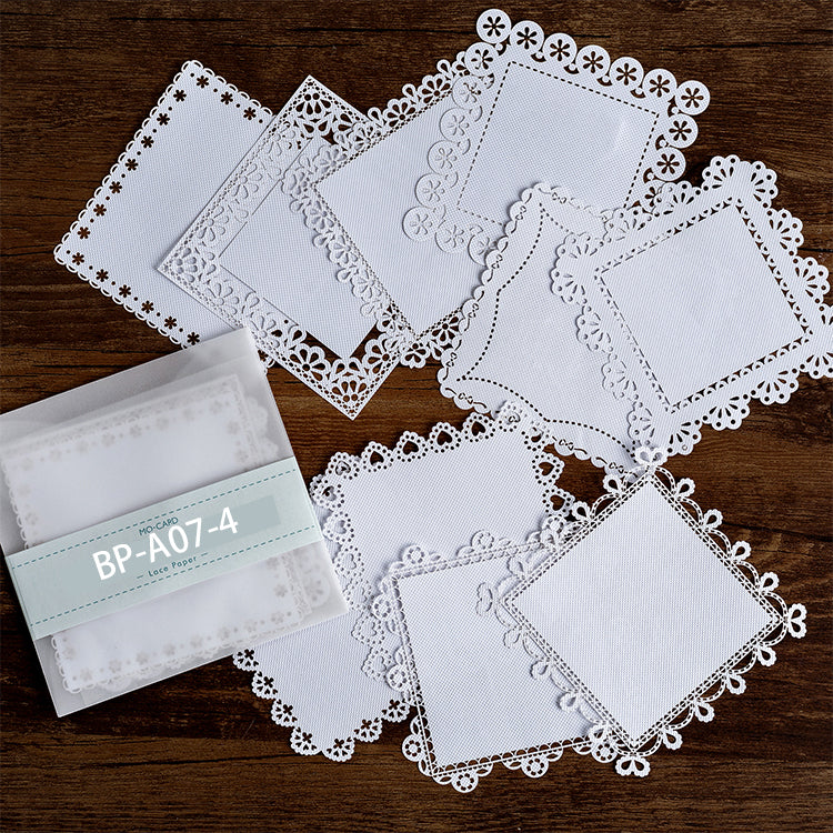 Lace & Frame &Butterfly Hollow Paper 20 PCS