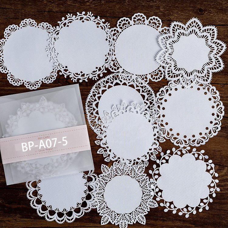 Lace & Frame &Butterfly Hollow Paper 20 PCS