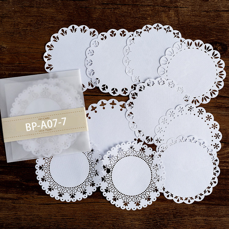 Lace & Frame &Butterfly Hollow Paper 20 PCS