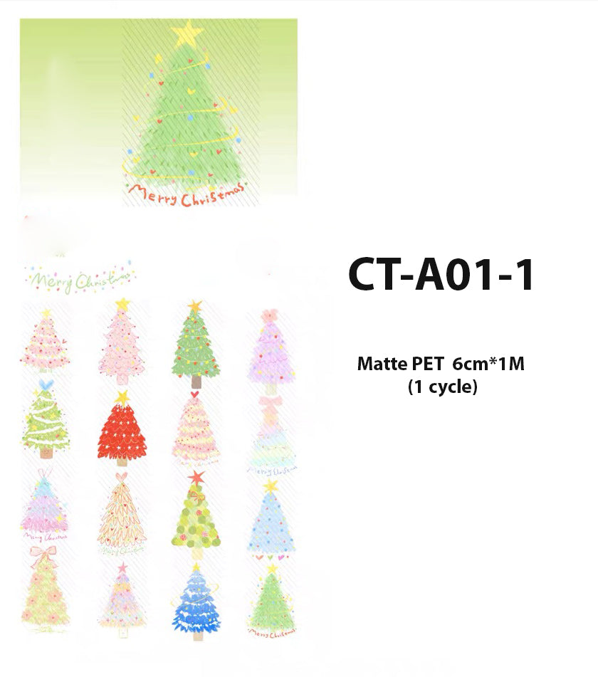 Cycle Tape※Xmas Tree PET Tape※