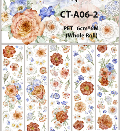 Cycle Tape※Colorful PET /Washi Tape※ 6cm* 1M /6M