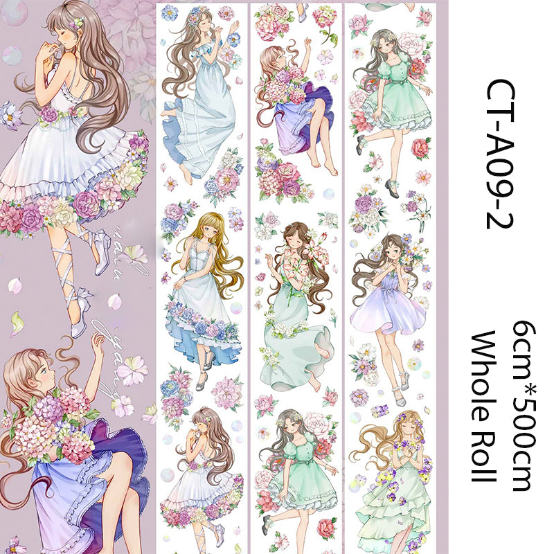 Cycle Tape※ Flower Girly ※ Pre-Cut※