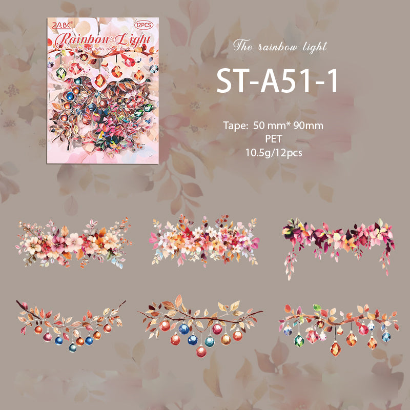 Lights and Stars Big Stickers 12pcs