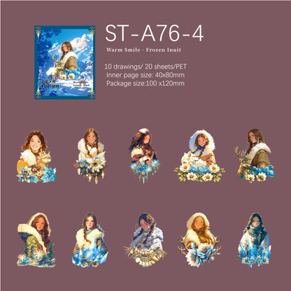 Forgotten Civilizations Stickers 20 pcs