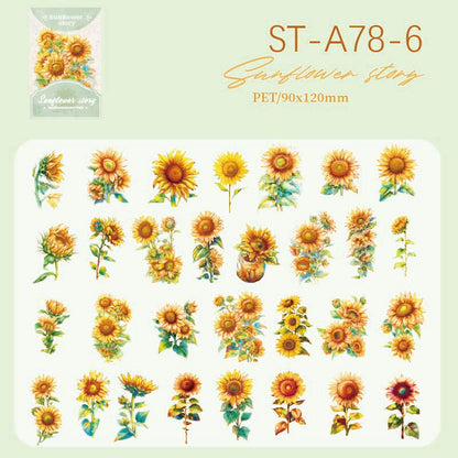 Summer Rainforest Big Stickers 30 pcs