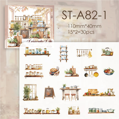 Lazy Daily Sticker 30 pcs