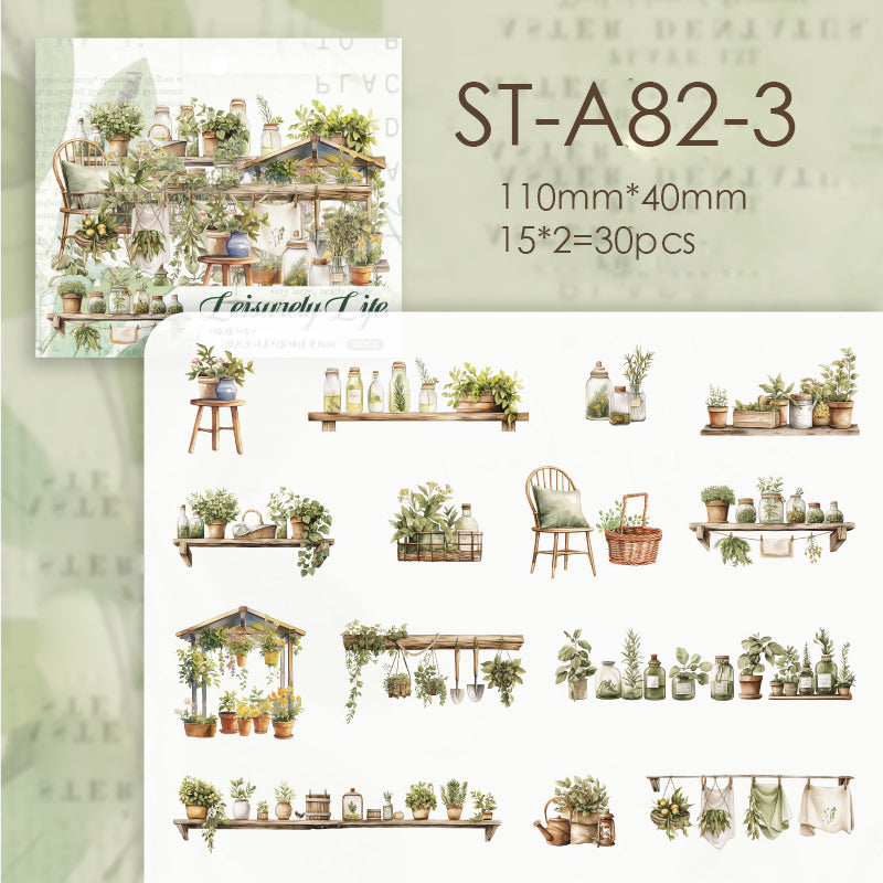 Lazy Daily Sticker 30 pcs