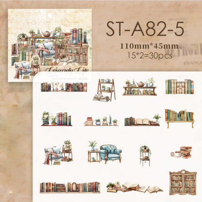 Lazy Daily Sticker 30 pcs