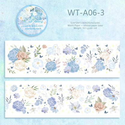 Whole Roll 5cm*2m Hunderds Floral Washi Tape