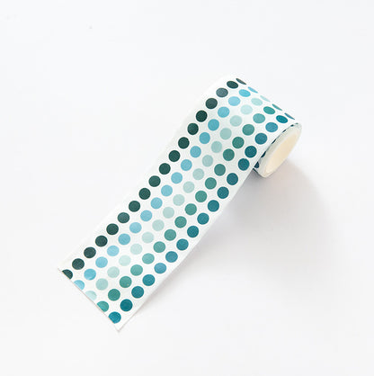 Whole Roll 6cm*3m Color round dot Washi Tape