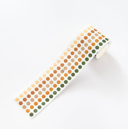 Whole Roll 6cm*3m Color round dot Washi Tape