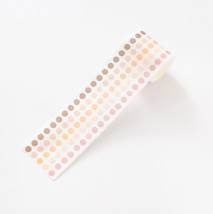 Whole Roll 6cm*3m Color round dot Washi Tape