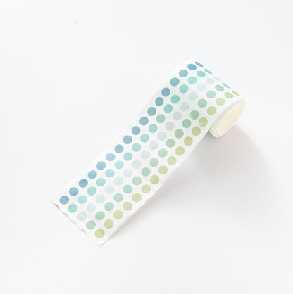 Whole Roll 6cm*3m Color round dot Washi Tape