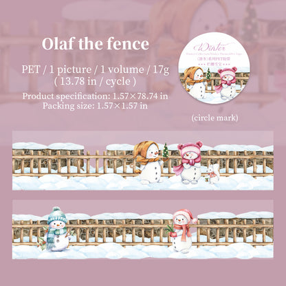 Winter / Snow PET Tape 40mm*2m